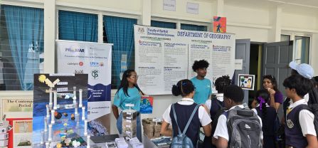 PROMAR Stand at the University of Guyana Career Day