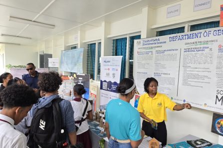 PROMAR Stand at the University of Guyana Career Day