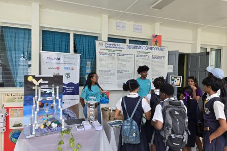 PROMAR Stand at the University of Guyana Career Day