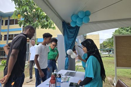 PROMAR Stand at the University of Guyana Career Day