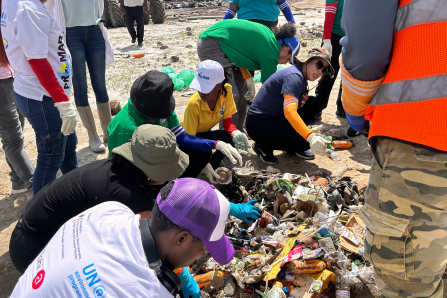 Beach Clean Up & Sampling Activity- Guyana 