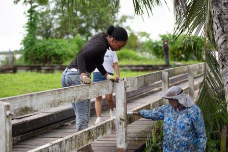 World Ocean Day Cleanup, Leonsberg Jetty - Suriname 