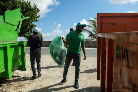 Beach Clean Up at Kingston Seawalls- Guyana