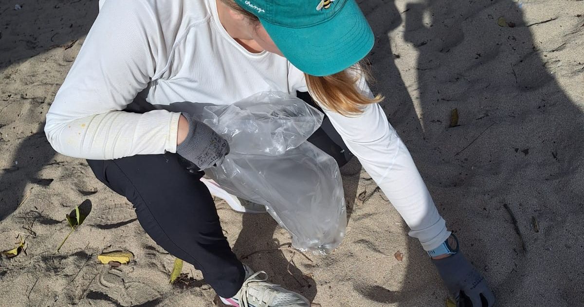 Beach Sampling Activity- Demonstration Site (Long Bay Beef Island, The ...
